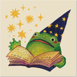 Wizard Frog Posters and Art