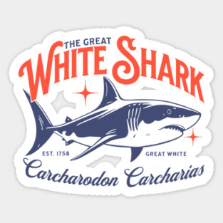 The Great White Shark Sticker