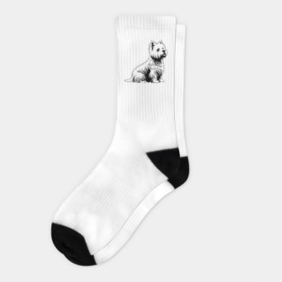 West Highland Terrier Socks