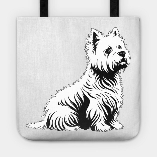 West Highland Terrier Tote by DickinsonDesign