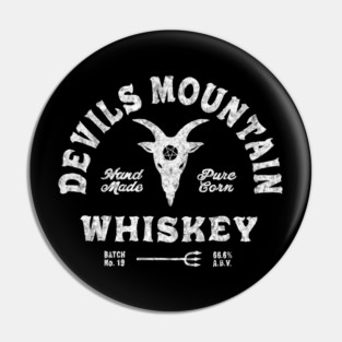 Devils Mountain Pure Corn Whiskey Pin