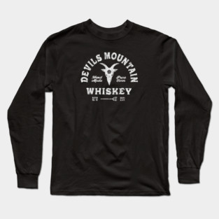 Devils Mountain Pure Corn Whiskey Long Sleeve T-Shirt