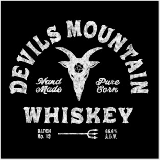 Devils Mountain Pure Corn Whiskey Posters and Art