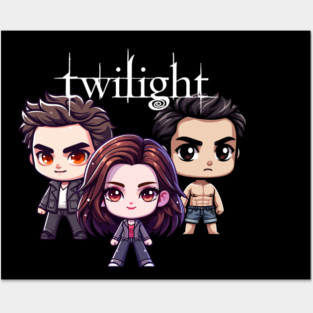 Twilight Whimsy: A Chibi Love Story Posters and Art