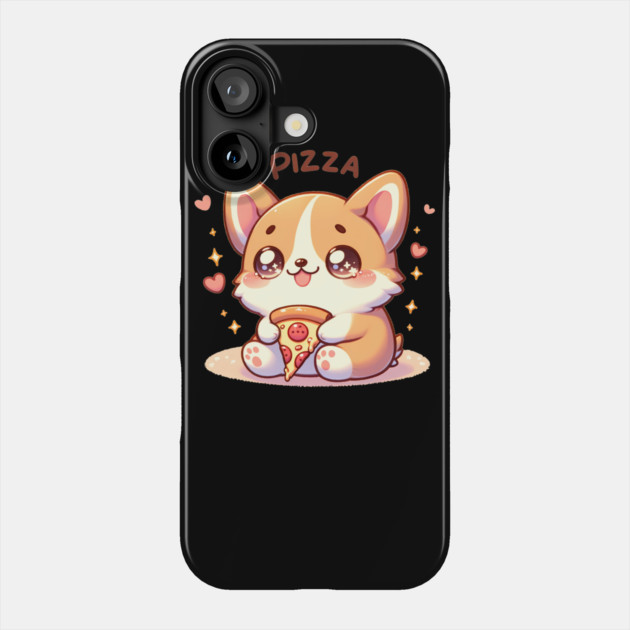 Funny Pizza Cute Dog Lover Phone Case by logiamerch