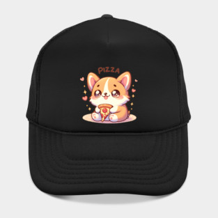 Funny Pizza Cute Dog Lover Hat