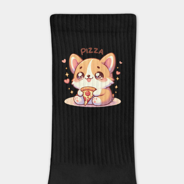 Funny Pizza Cute Dog Lover by logiamerch