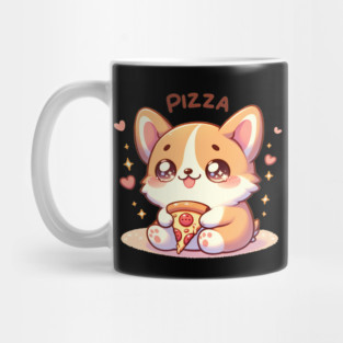 Funny Pizza Cute Dog Lover Mug