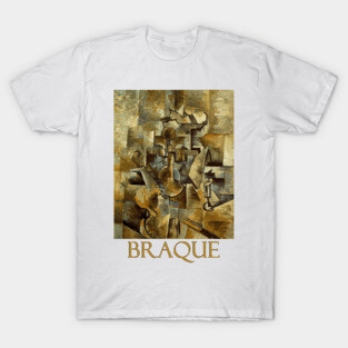Violin and Candlestick (1910) by Georges Braque T-Shirt