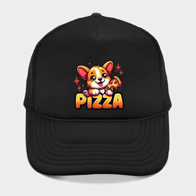Funny Pizza Cute Corgi Dog Lover by logiamerch