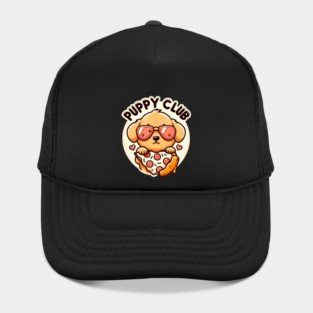 Funny Pizza Cute Dog Lover, Puppy Club Hat