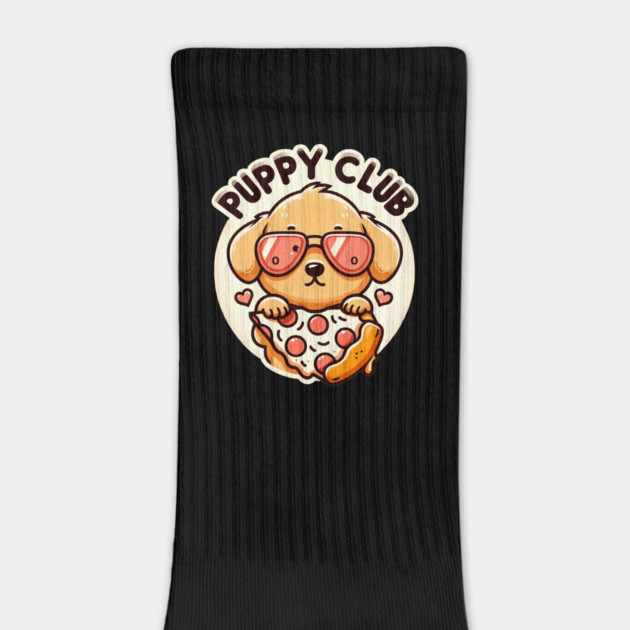 Funny Pizza Cute Dog Lover, Puppy Club by logiamerch