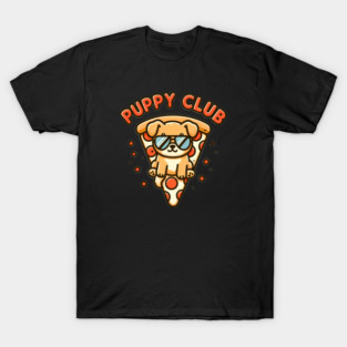 Funny Pizza Cute Puppy Dog Lover T-Shirt