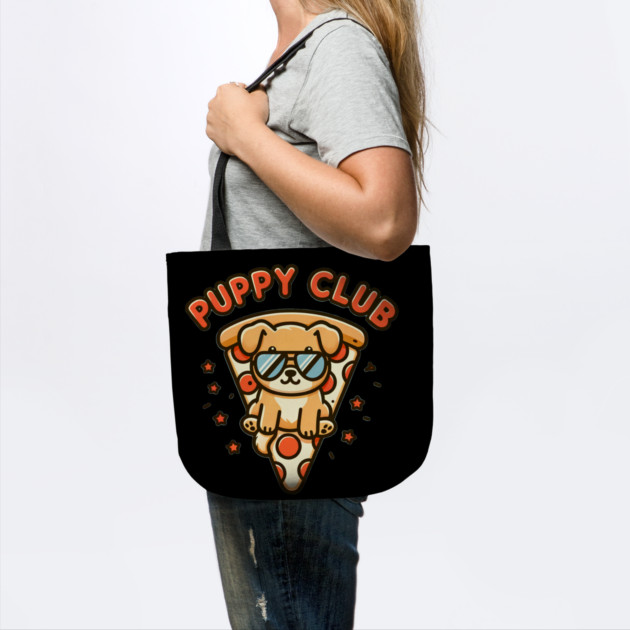 Funny Pizza Cute Puppy Dog Lover by logiamerch