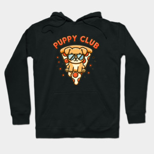 Funny Pizza Cute Puppy Dog Lover Hoodie