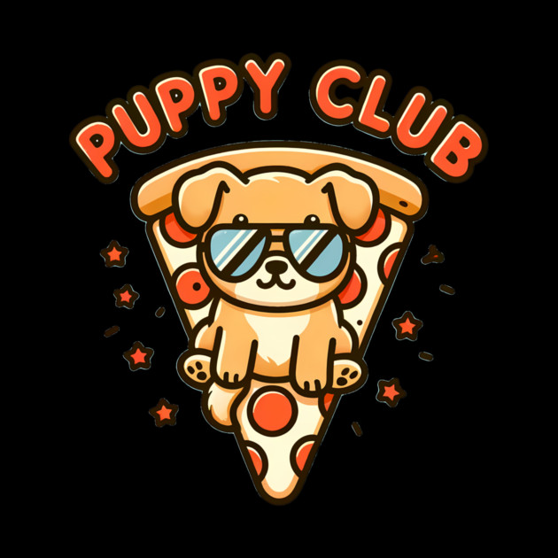 Funny Pizza Cute Puppy Dog Lover by logiamerch