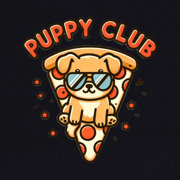 Funny Pizza Cute Puppy Dog Lover by logiamerch