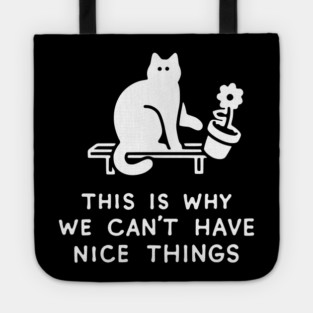 THIS IS WHY WE CAN'T HAVE NICE THINGS Tote