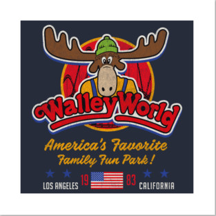 Walley World Moose 1983 Worn Dks Posters and Art