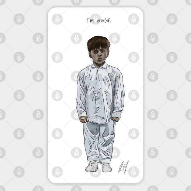 Are You Afraid of the Dark: I'm Cold Sticker by 51Deesigns