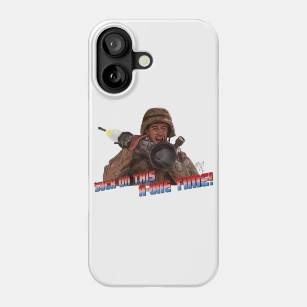 In the Army Now: A-One Time! Phone Case by 51Deesigns