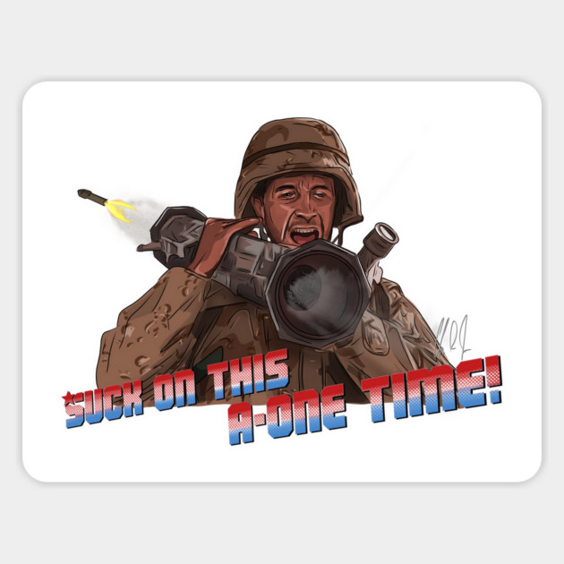 In the Army Now: A-One Time! Magnet by 51Deesigns