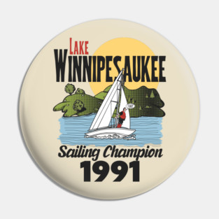Lake Winnipesaukee Sailing Champion Pin