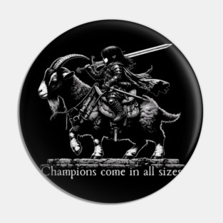 Halfling Paladin Pin