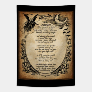 Dark Poetry Emily D Tapestry