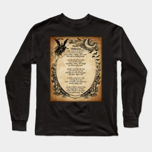 Dark Poetry Emily D Long Sleeve T-Shirt