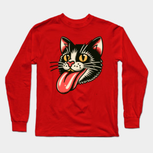Rolling Stones Cat Long Sleeve T-Shirt