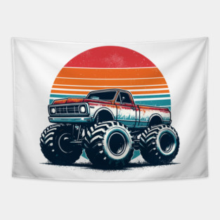 Monster Truck Tapestry