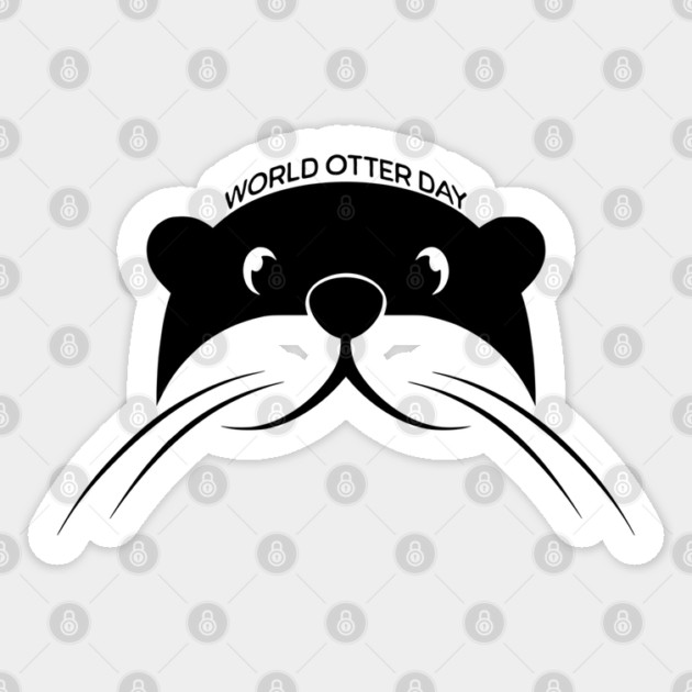 World Otter Day Sticker by HolidayBug
