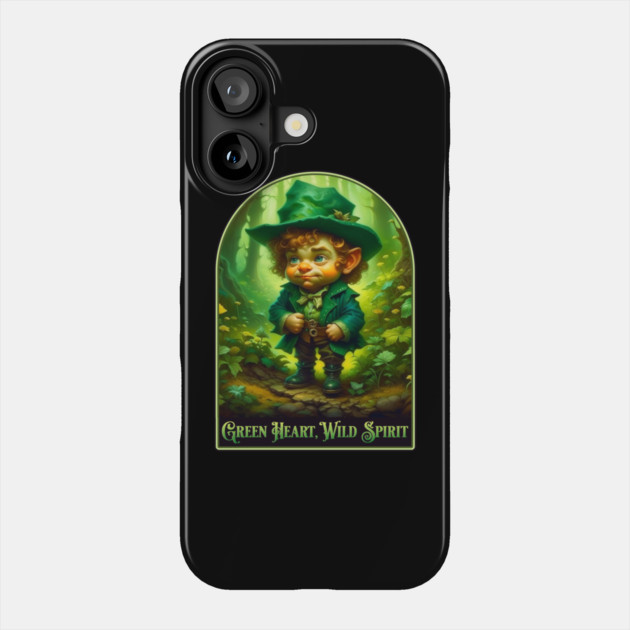 Watercolor Leprechaun Spirit Phone Case by HolidayBug