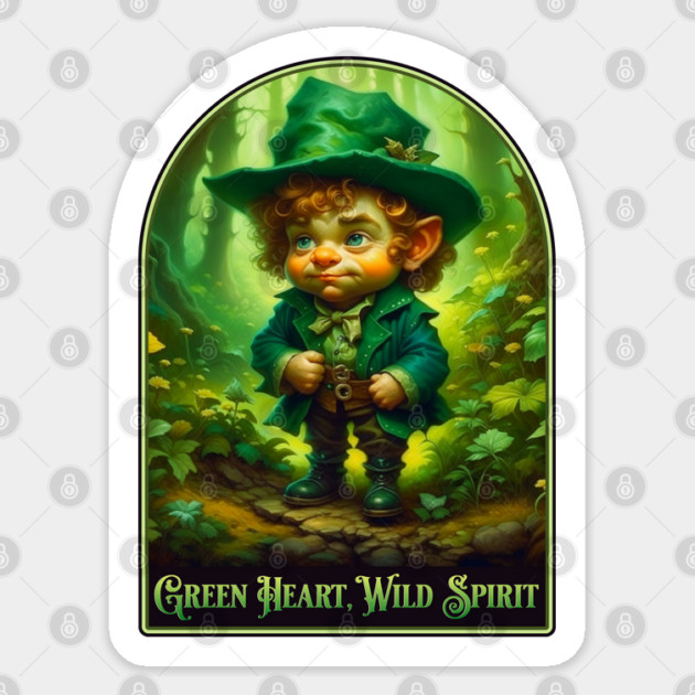 Watercolor Leprechaun Spirit Sticker by HolidayBug