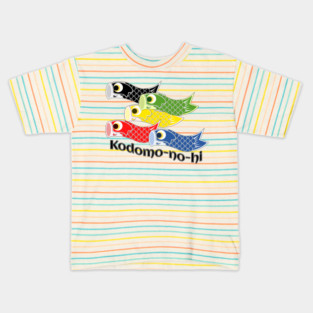 Kodomo-no-hi Carp Streamers Kids T-Shirt