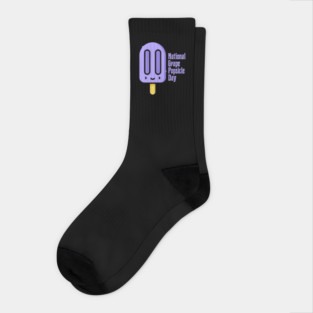 National Grape Popsicle Day Socks