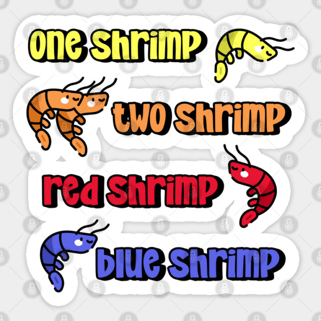 One Shrimp Two Shrimp Sticker by HolidayBug
