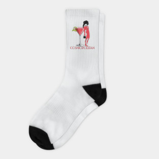 Cosmopolitan Cocktail Socks