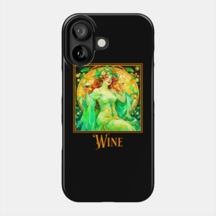 Art Nouveau Wine Phone Case