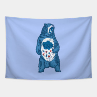 Grumpy Bear Tapestry