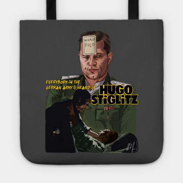 Inglourious Basterds: Hugo Stiglitz Tote by 51Deesigns