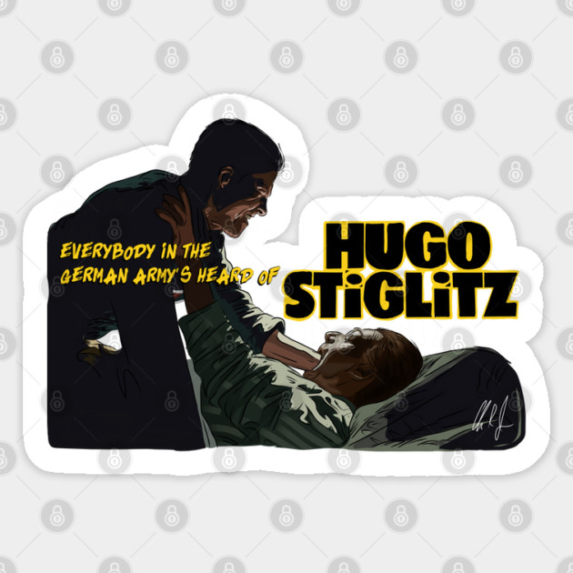 Inglourious Basterds: Hugo's Fist Sticker by 51Deesigns