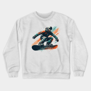 Snowboarding Crewneck Sweatshirt