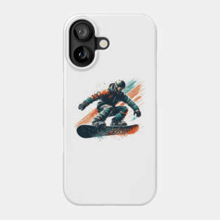 Snowboarding Phone Case