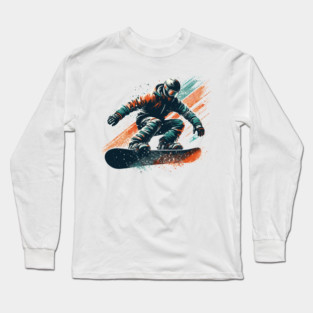 Snowboarding Long Sleeve T-Shirt