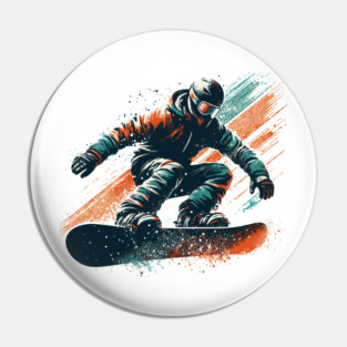 Snowboarding Pin