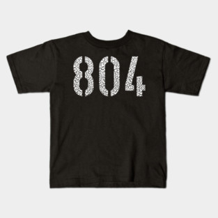 804 - Area Code Richmond Va Kids T-Shirt