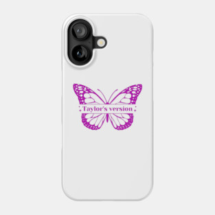 taylors version butterfly Phone Case