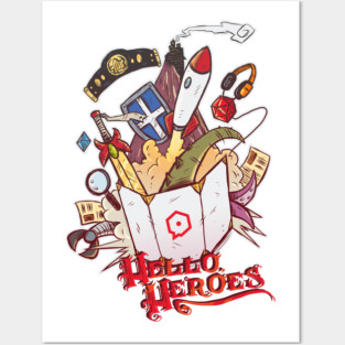 Hello Heroes! Posters and Art